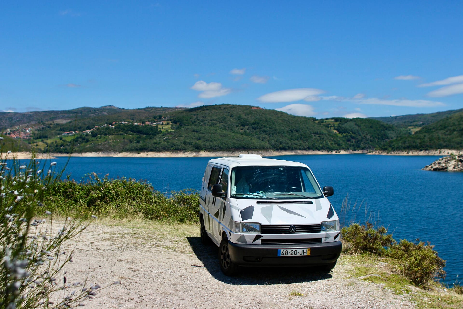 VW Transporter T4 in lake front photo